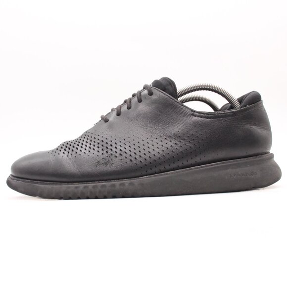Cole Haan 2.ZeroGrand Lined Laser Wingtip Oxford Black Men\'s 9 W Style C23832 main image 5